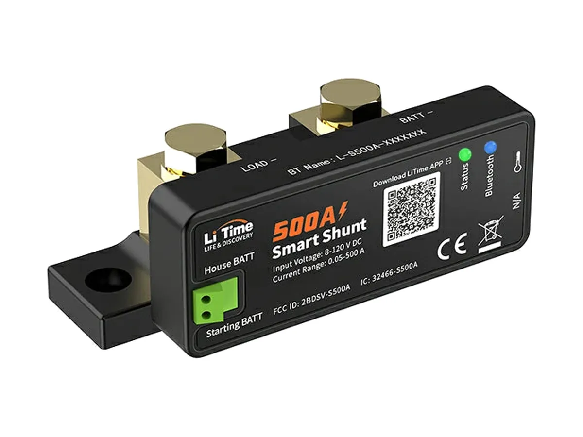 LiTime 500A Bluetooth shunt monitor