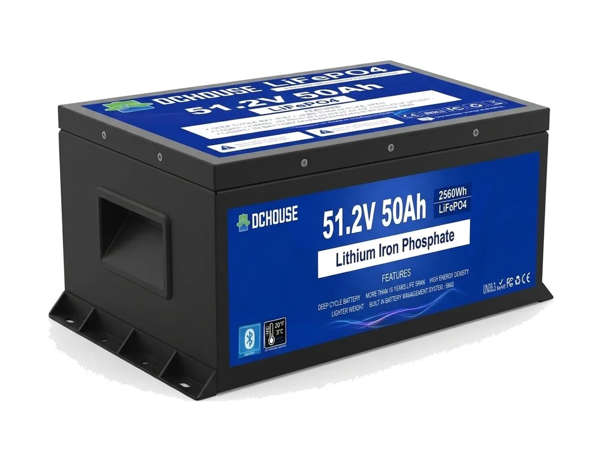 DC House 48V 50Ah metal case + charger