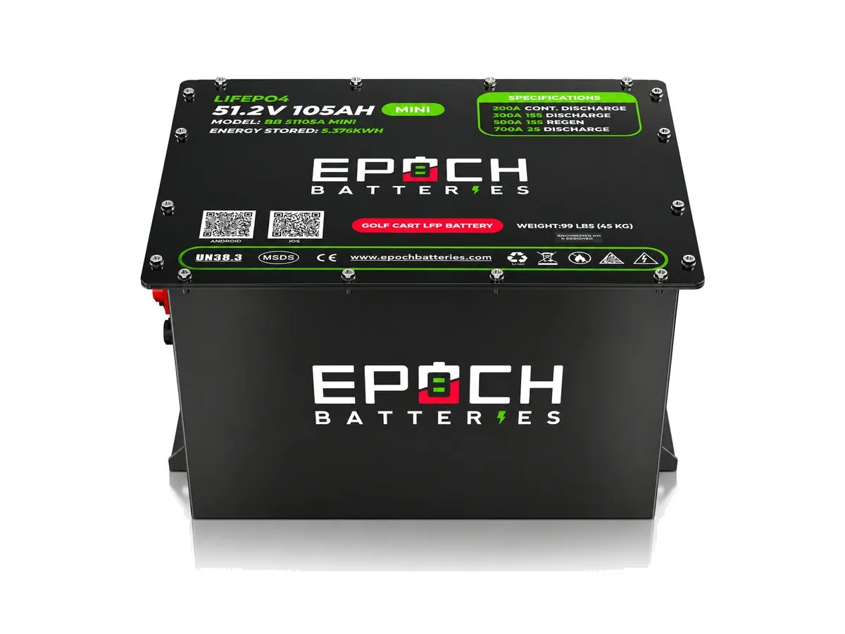 Epoch Batteries 48V 105Ah MINI kit (Club Car DS)