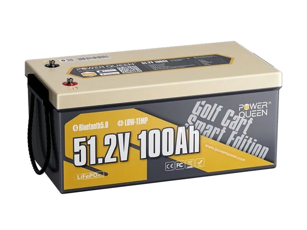 Power Queen 48V 100Ah GC8 + charger + monitor